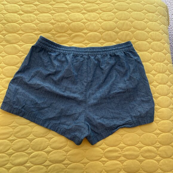J. Crew Women's Chambray Seaside Drawstring Shorts, Size Large (Two Pairs) - Picture 7 of 11